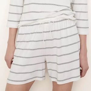 NEW Vince woven viscose striped lounge shorts